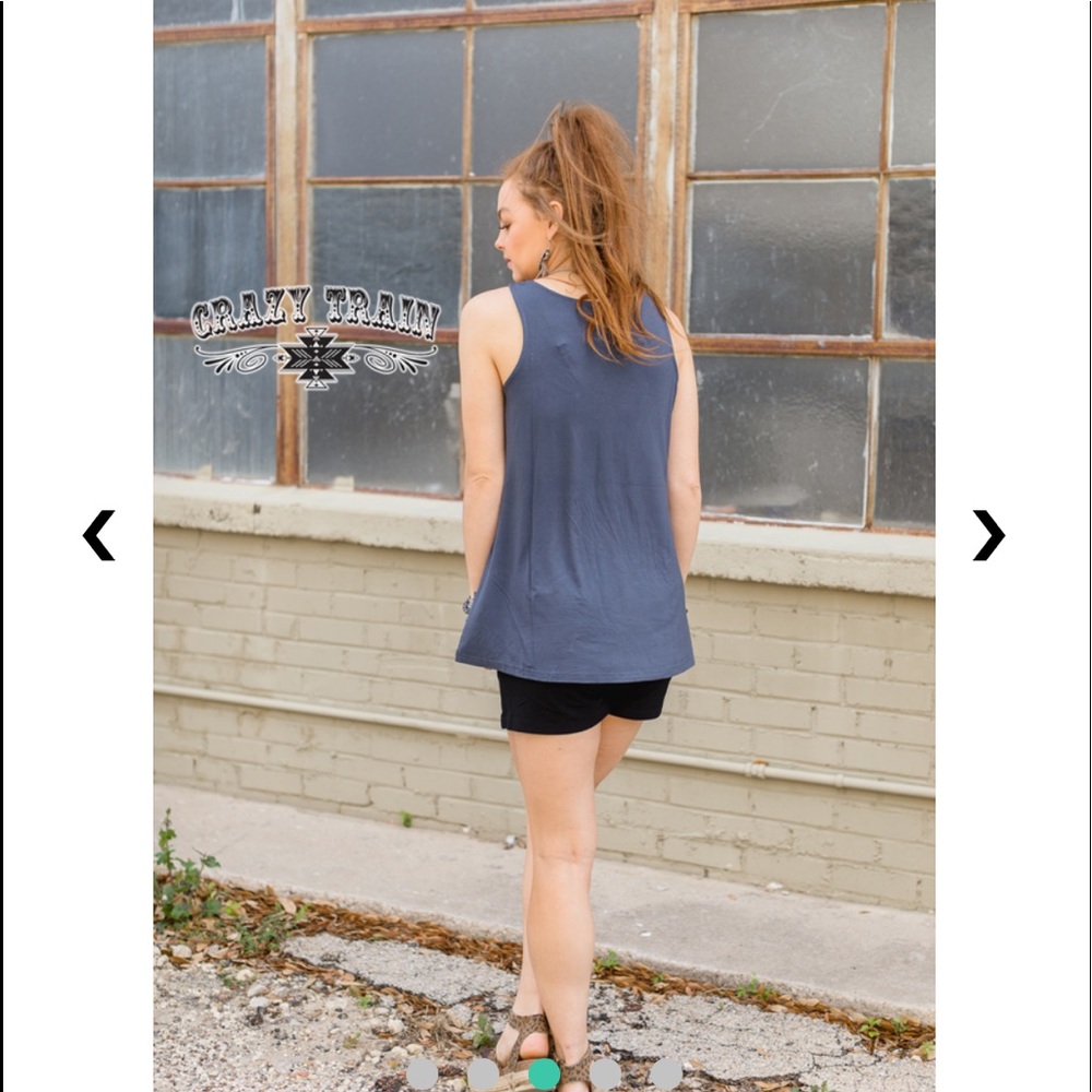 Go With The Flow Navy/Slate by Crazy Train - Picture 2 of 3